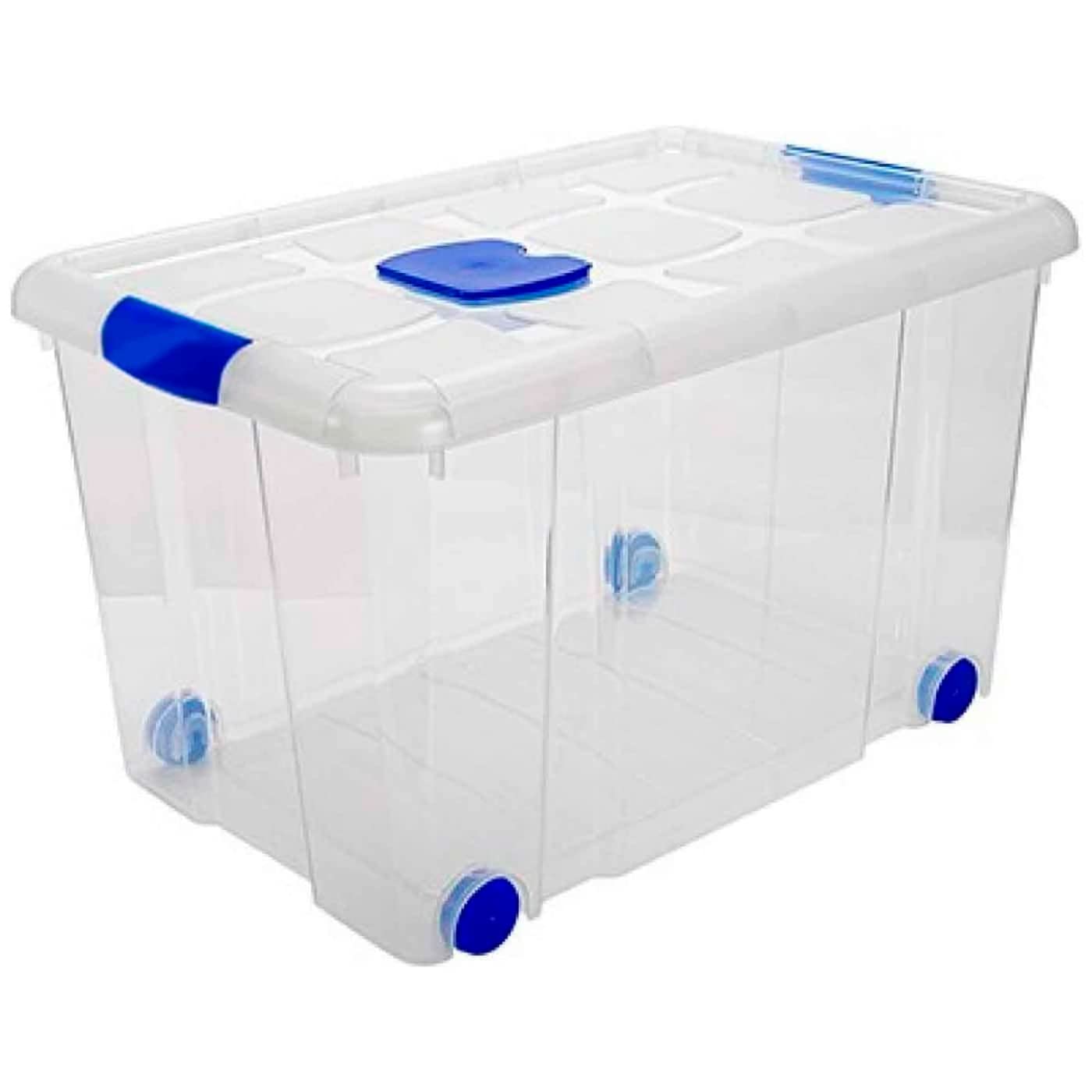 Acan Tradineur Contenitore Per Archiviazione Con Coperchio E Clip Laterali - 23 Litri - Fabbricato In Spagna - Gatti - 5