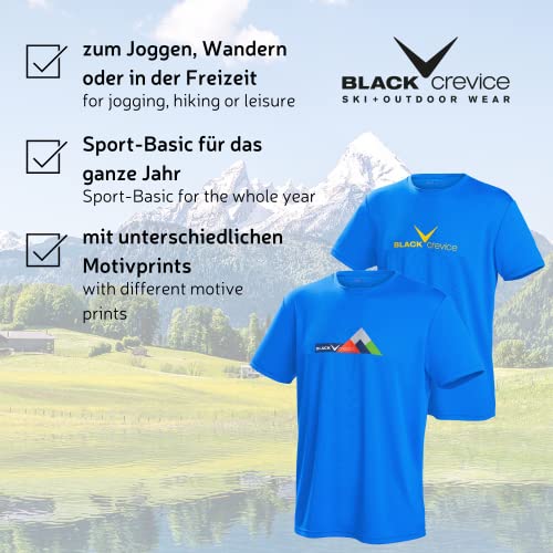 Black Crevice Function - Camiseta para Hombre, Hombre, Camiseta Function, BCR281724-G2-S, Green2, Small