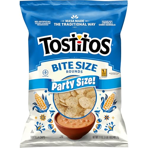 Tostitos Bite Size Rounds Party Size, 17 Oz
