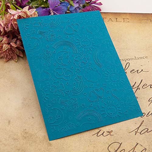 ECMQS Arcobaleno Sole DIY plastica Embossing
