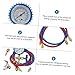 Unomor Recharge Manometer Tool Set Complete Diagnostic Gauge Kit for Automotive Durable Hoses Precision Performance