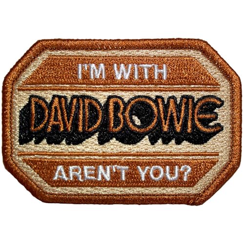 David Bowie Im With David Bowie Aren't You? Woven Patch Size One Size