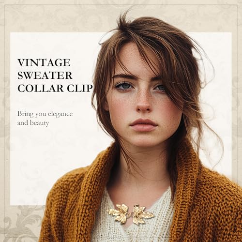 5 Pcs Sweater Clips to Hold Sweater Together, Clothing Cinch Clip for Women's Sweater, Shawl, Shirt, Dress(Sliver)2