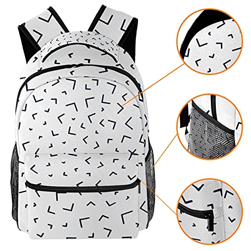 Sac à dos décontracté Memphis Black Line : résolvez le manque de place - 3
