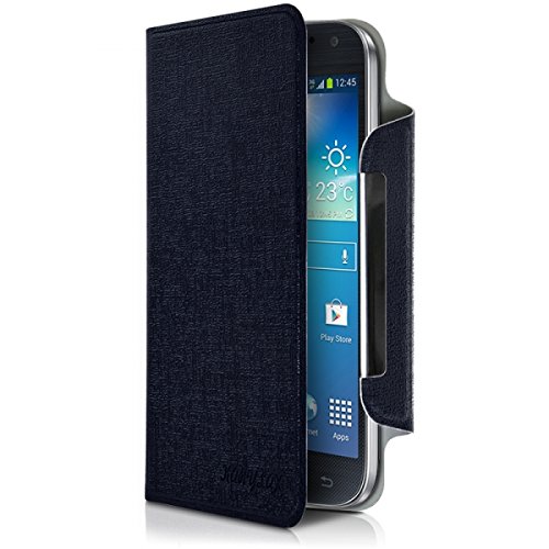Seluxion - Housse Etui à Rabat Universel S Couleur Bleu pour Samsung Galaxy Ace 4