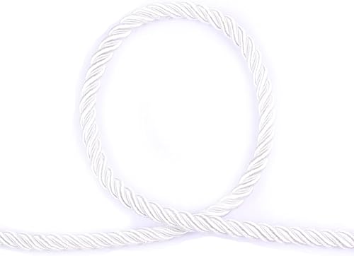 Miniatura 3 de BEL AVENIR Cuerda trenzada de 0.236 in y 16 yardas, cuerda decorativa de nailon hecha a mano para costura, manualidades, tapicería, decoración del