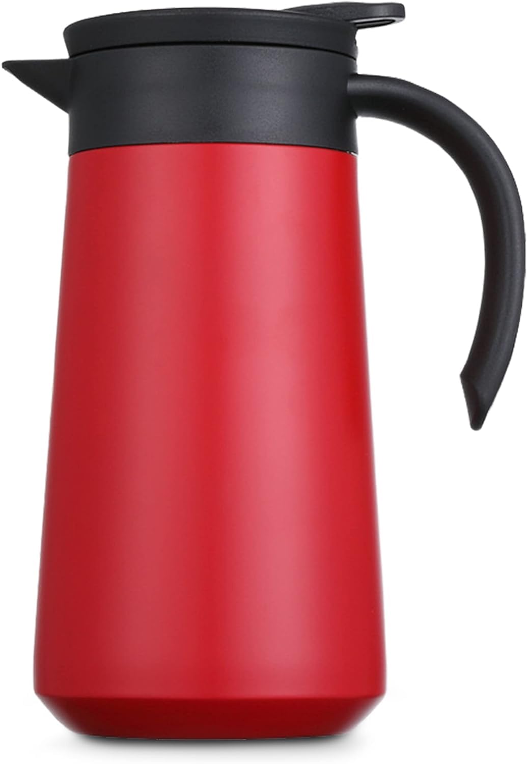Potency Thermal Carafe - Insulated Stainless Steel Double Walled Vacuum Flask/Thermos for Keeping Hot Coffee & Tea for 12 Hours Coffee Dispenser (Red, 800 ML) (B0CQPBLT5F) Amazon Price History, Amazon Price Tracker