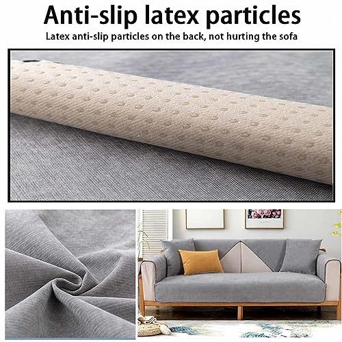 Housse de canapé extensible écologique et lavable pour protection d'angle - 6