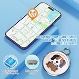 Gobesty GPS Tracker für Katzen und Hunde, Mini Wasserdicht GPS-Ortung, Haustier Tracker für Kofferraum, Rucksack, Haustiere Ohne ABO