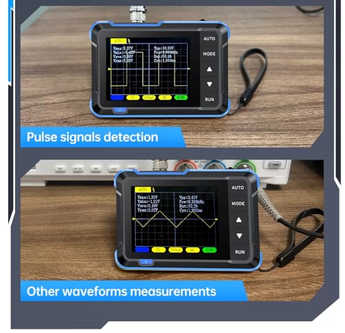 DollaTek DSO152 Mini-Hand-Digitaloszilloskop Oszilloskop 2,5 MSa/s 200 KHz Analogbandbreite 800 VPP Unterstützt Firmware-Upgrade PWM-Ausgang