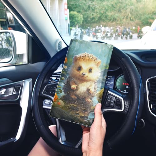 Organizador de auto cuero miniatura 7