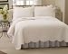 Lifestyles French Tile King Quilt, White