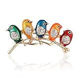 El broche es ideal para la vida cotidiana y las fiestas. Se adapta a varios estilos de ropa y accesorios.