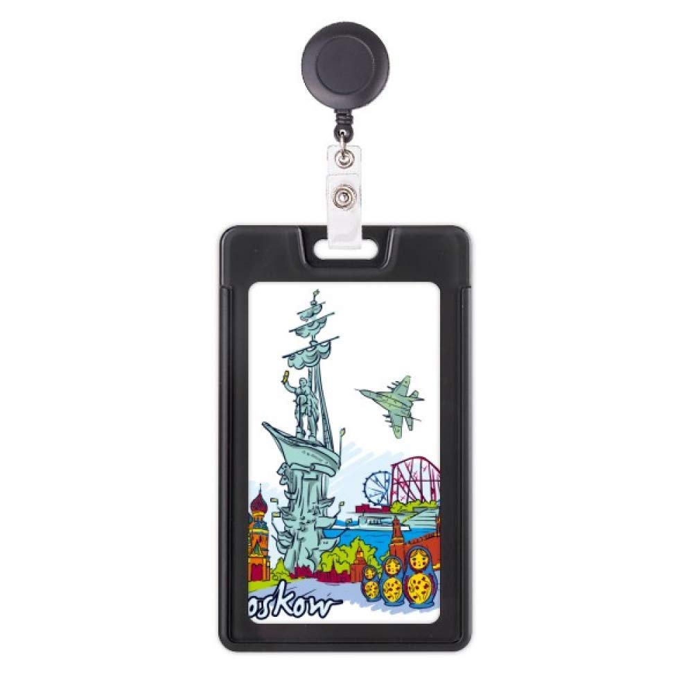 Porte-badge rétractable de Moscou Saint-Basile accessoire premium - 5