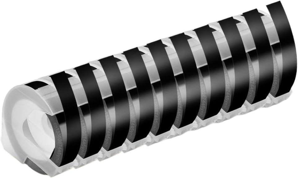 5 10 個 3D エンボステープ 9 ミリメートル互換性プリンタ消耗品の交換部品番号 12965 1610 E101 ラベルメーカ