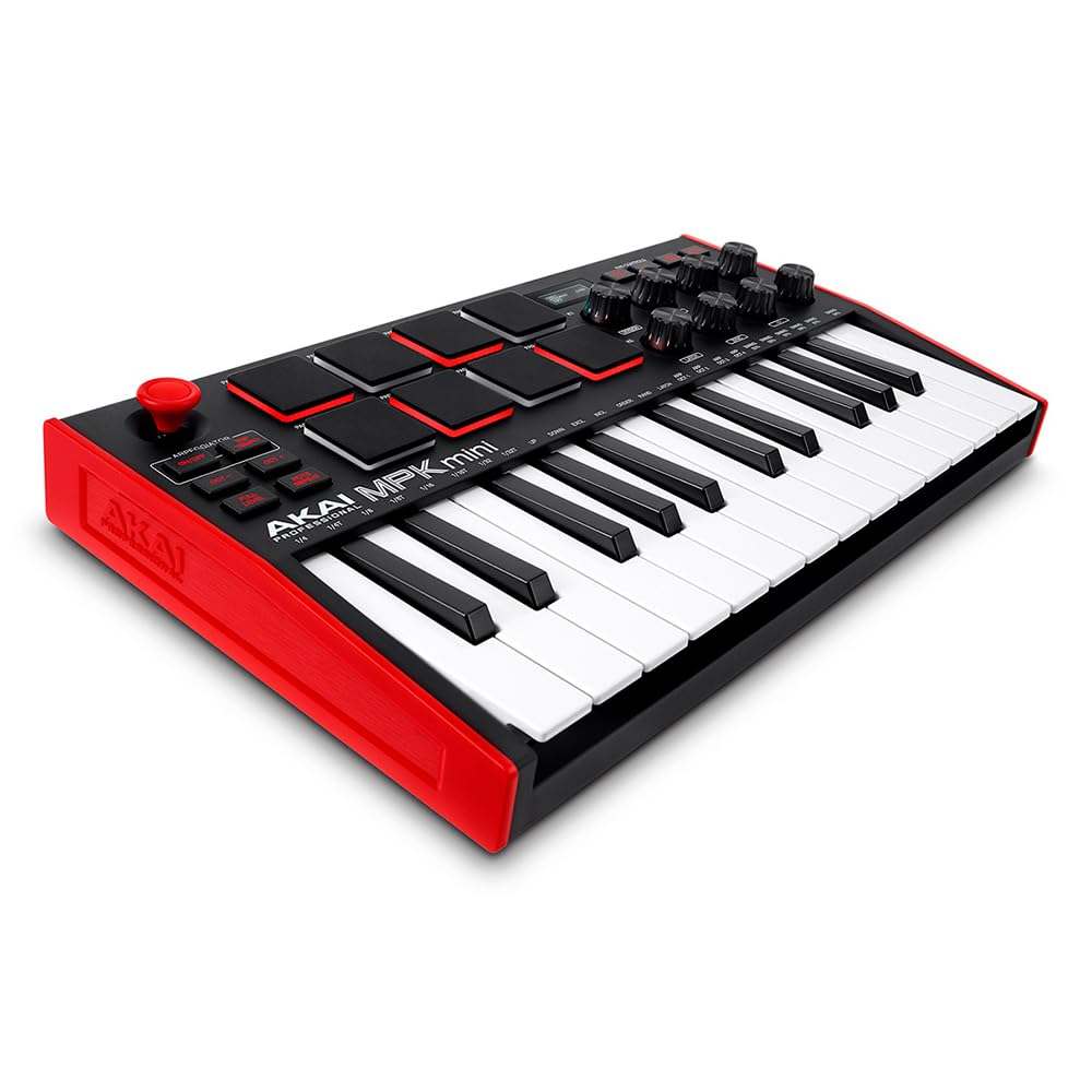 AKAI MPK mini play MK3 シンセサイザー Akai Teclado Controlador MIDI MPK Mini MK3| 25 Teclas, USB, 8 Pads
