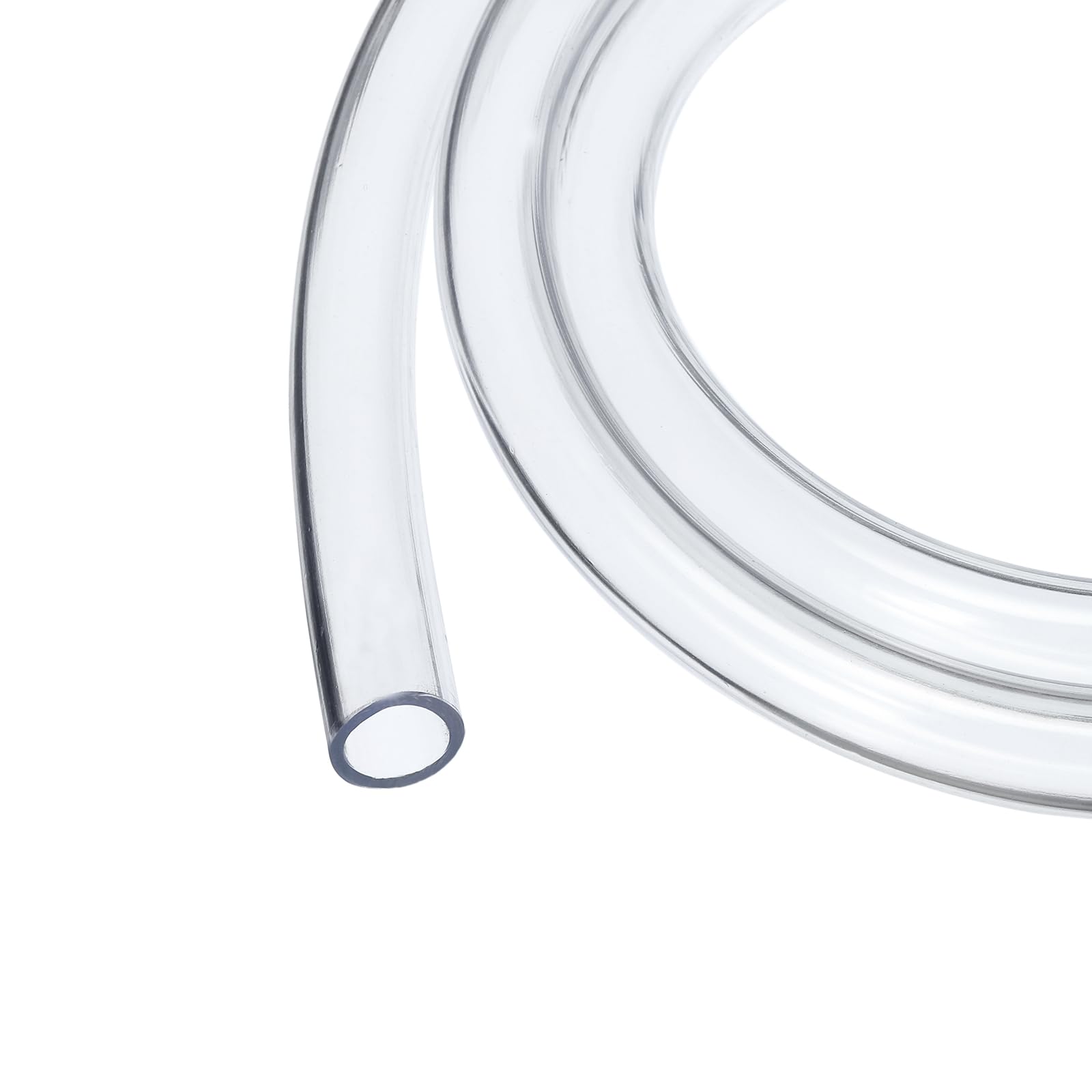 Tubos de Vinilo Flexibles de PVC Transparente de 12.7mm x 15.9mm 15.2M (50Ft) [para Riego de Jardín Manguera de Agua Acuario]