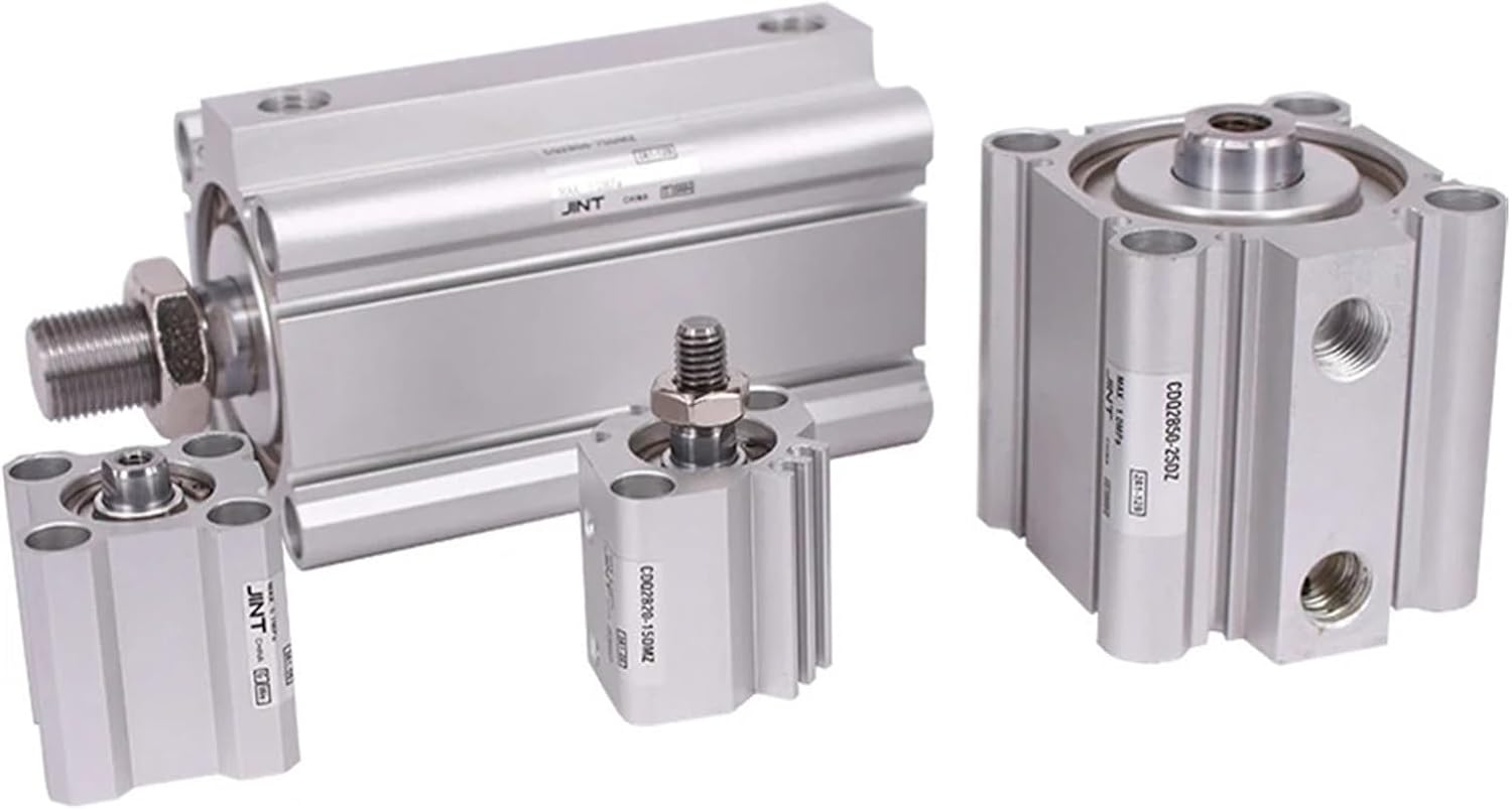 CDQ2B-DMZ Compact Cylinder Double-Acting Thin Cylinder CDQ2B12 CDQ2B16 CDQ2B20 CDQ2B25 CDQ2B32 CDQ2B40 CDQ2B63 CDQ2B80 (Color : 10DMZ, Size : CDQ2B25)