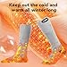 Nurnesy Electric Heated Socks for Men and Women - Constant Temperature 40-60°C, Suitable for Winter Travel,Camping,Cycling,Skiing and Hiking - One Size Fits All