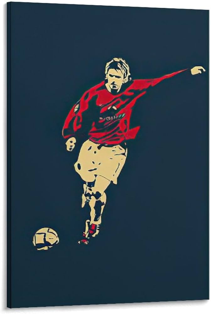 デイビッド・ベッカム　スポーツアート　プリント デイビッド・ベッカム スポーツアート プリント Amazon.co.jp