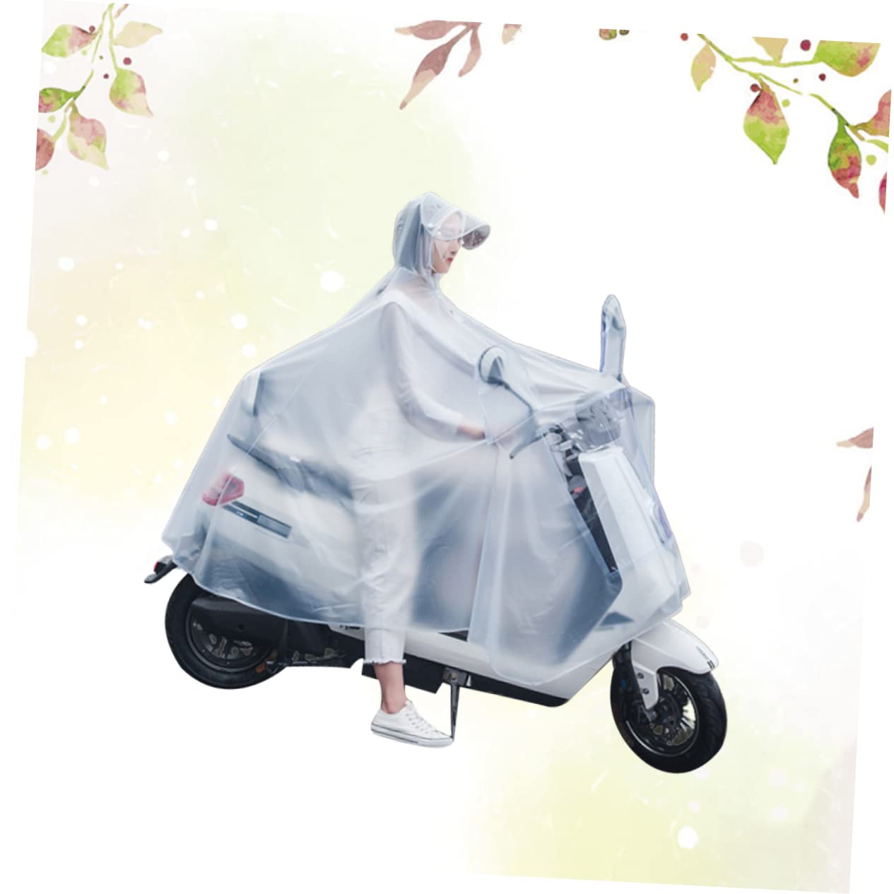TOYANDONA Impermeabile Per Veicoli Elettrici Giacca Antipioggia Per Ciclismo Trench Per Adulti Poncho Antipioggia Per Adulti Impermeabile Per Esterni Pratico Impermeabile Impermeabile