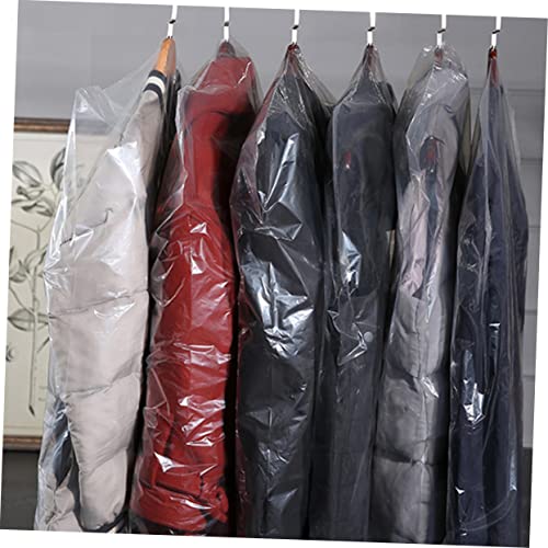 60pcs Clothing Storage Bags Dry Cleaning Bag Garment for Hanging Clothes Travel Washing4