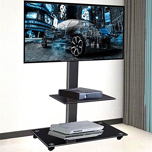 Soporte de piso para TV de 50 a 65 pulgadas con ruedas miniatura 5