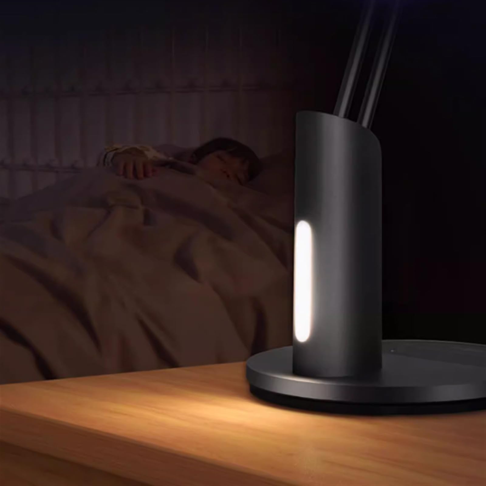 Lampa biurkowa LED, lampa biurkowa, 20 W, wtyczka dotykowa, lampa biurkowa z 3 trybami oświetlenia i bezstopniowym przyciemnianiem, nowoczesna lampa do czytania z automatycznym timerem 45 min