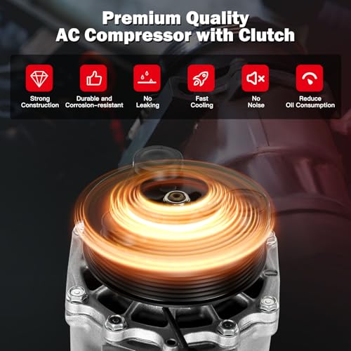 Image of cciyu Air Conditioning Compressor for Mitsubishi Outlander 2.4L 2003-2006