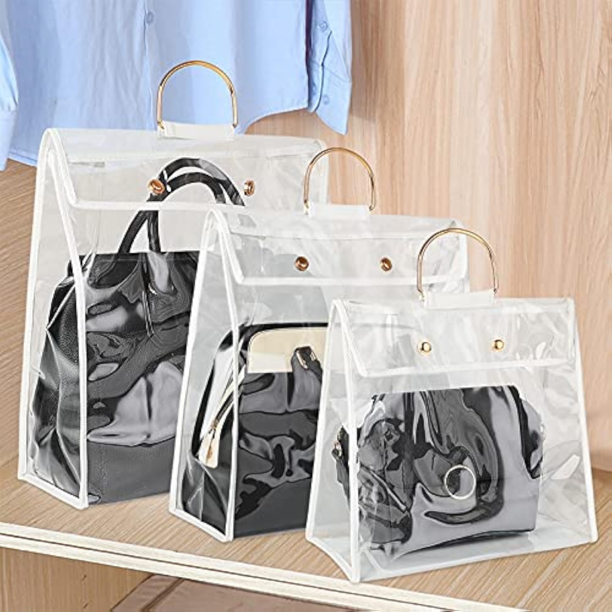 Clear Handbag Protector Dust Bag 2PCS