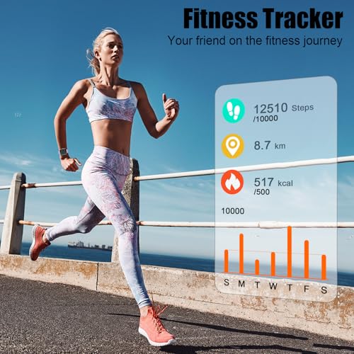 Image of 2026 Smart Watch for Men Women (Answer /Make Call), 1.96 inch HD Fitness Tracker Running Watch,Waterproof,Pedometer, Sleep /Step /Activity /Heart Rate Monitor,110+ Sport Mode Smartwatch for Android,Purple