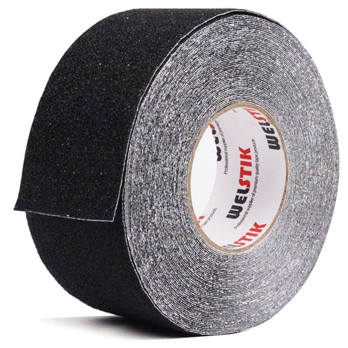 WELSTIK Bande adhésive antidérapante avec autocollant - 50 mm x 20 m - Pour marches d'escalier -...