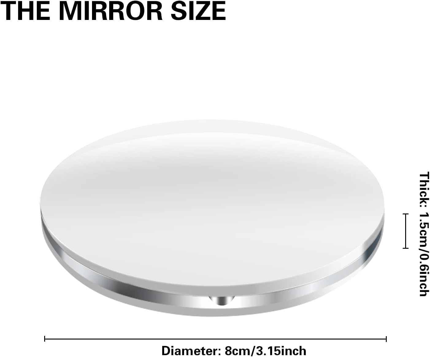 Audingull LED Lighted Compact Mirror 1X/3X Magnification , Rechargeable LED Lighted Makeup Mirror 3 Brightness Touch Dimmable, for Handbag, Purse, Pocket : Beauty & Personal Care