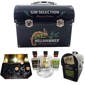 Gin Selection Limited Edition Gin Geschenkset Gin Geschenk Geschenkbox international Gold prämierter Gin. 3 x 100 ml Gin…