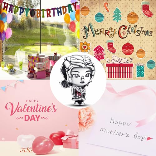 Jewelry Love Heart Sister Charms for Women Bracelets Necklaces in 925 Sterling Silver,Mother's Day Birthday Christmas4