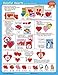 SHAPES ETC. 31 Pcs Tri-Color Heart Large Creative Cut-Outs 5.5in Construction Paper Valentine's Day Decorations Crafts DIY Kids' Love Peace School Craft Projects Classroom Decor Preschool USA Made