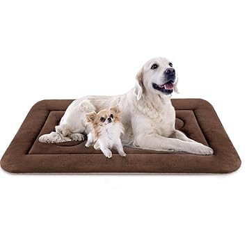 JoicyCo Extra Large Dog Bed Crate Mat 47 in Anti-Slip Washable Soft Mattress Kennel Pads