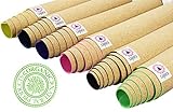 Yoga en material natural, sin PVC ni látex. Nuestra esterilla de yoga impresiona por ello con una longitud de 174 cm y una gran selección de colores. También para estilos dinámicos de yoga que van acompañados de saltos o un gran espacio, nuestra esterilla de yoga natural de corcho 100% reciclable y caucho natural es la solución óptima