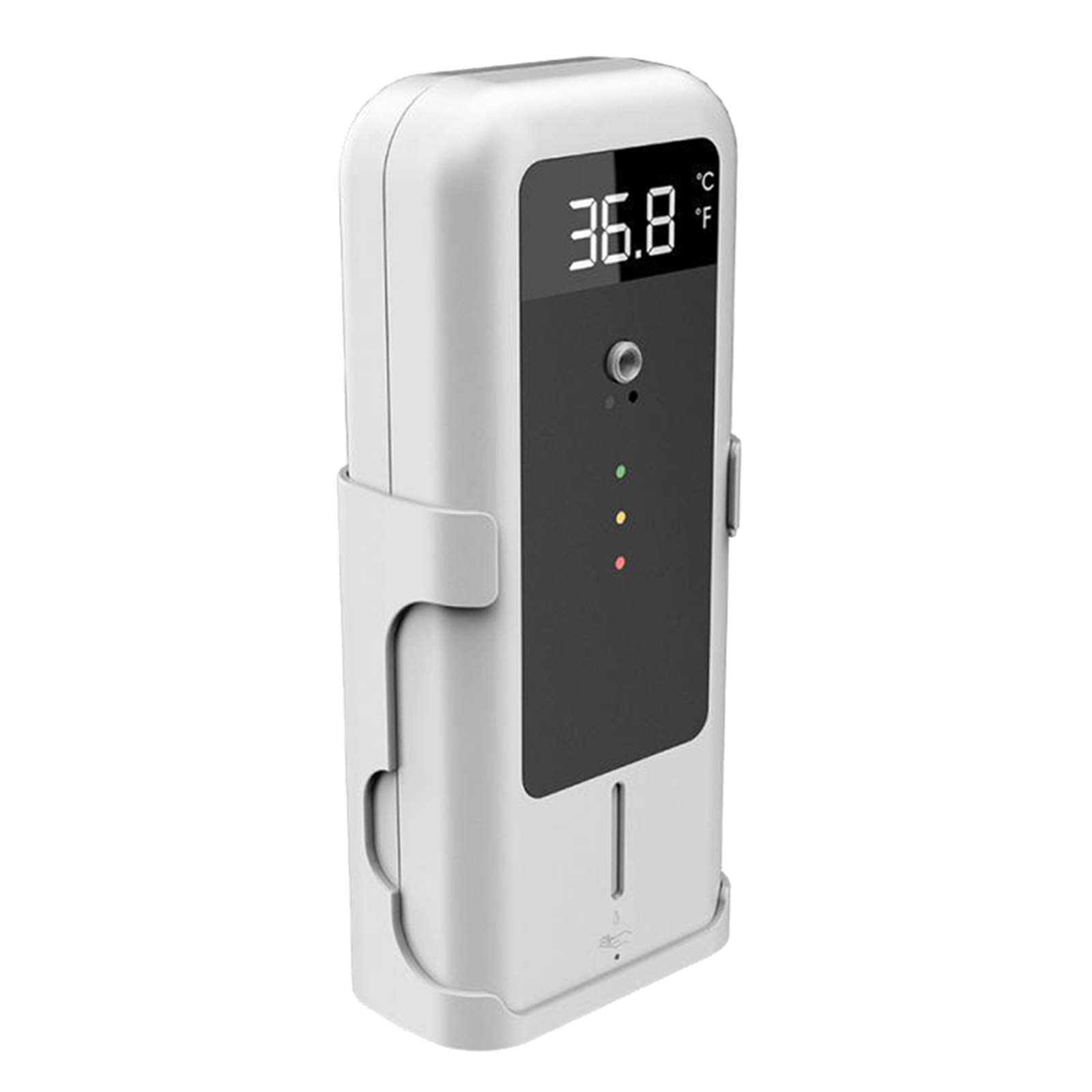 Thermomètre mural avec distributeur de savon 300ml et support