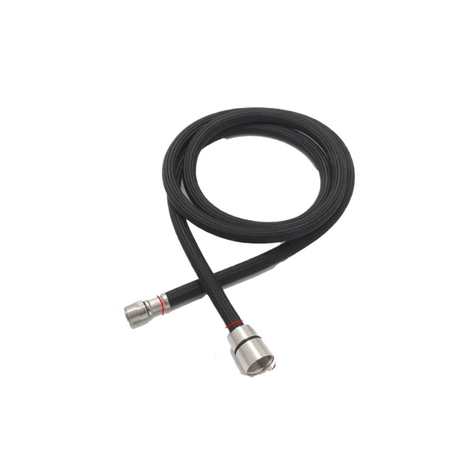 Faucet Pull Out Hose 1PC Pull-Out Kitchen Basin Hot and Cold Water Faucet Nylon Hose 1.5m Disassembly Telescopic Pipe Fittings G1/2'