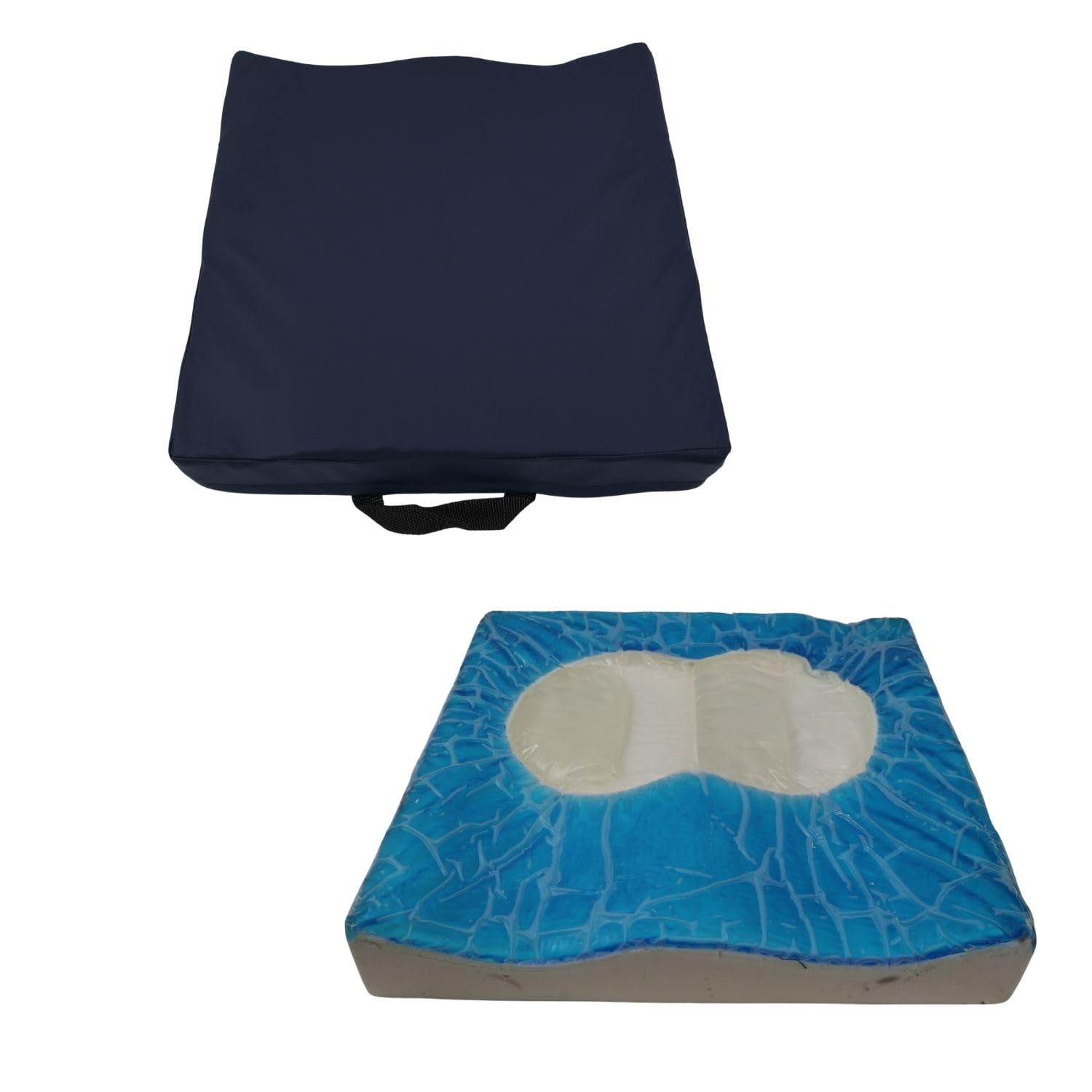 TERMIGEA Cuscino antidecubito con base anotomica preformata e fluido automodellante. 003HALTO 7CM Cuscino decubito per la prevenzione delle piaghe da decubito. Cuscino antidecubito per carrozzina