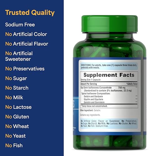 Puritan's Pride Non-GMO Soy Isoflavones