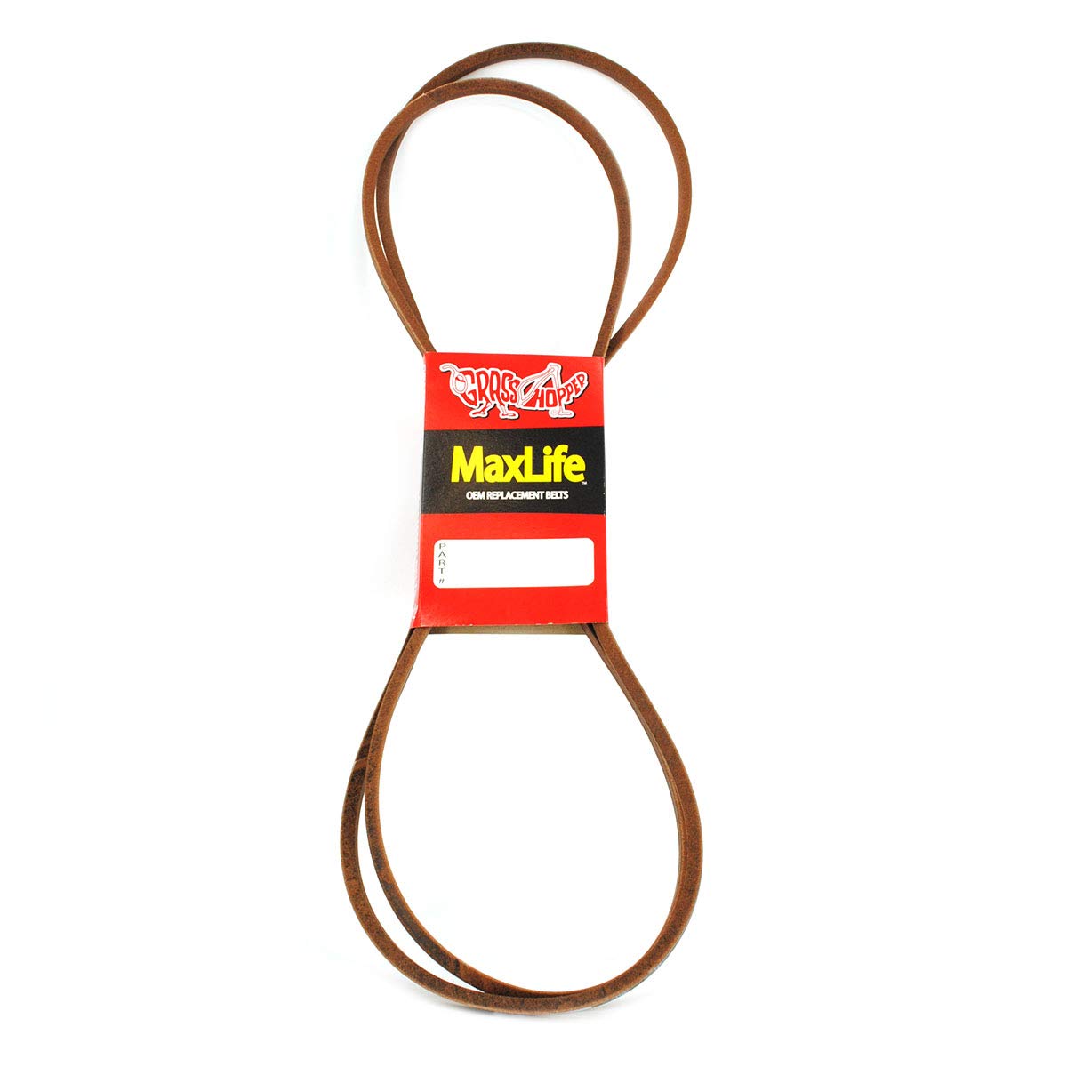 Grasshopper Lawn Mower MaxLife Belt, Designed to Specific Material, Dimensions, Shape, Construction and Pliability Standards That Ensure Superior Performance and Long Life, OEM Replacement Part 382099