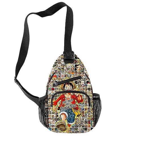 WANHONGYUE One Piece Anime Sling Backpack Crossbody Shoulder Bags Chest Bag Hiking Bag Style / 31