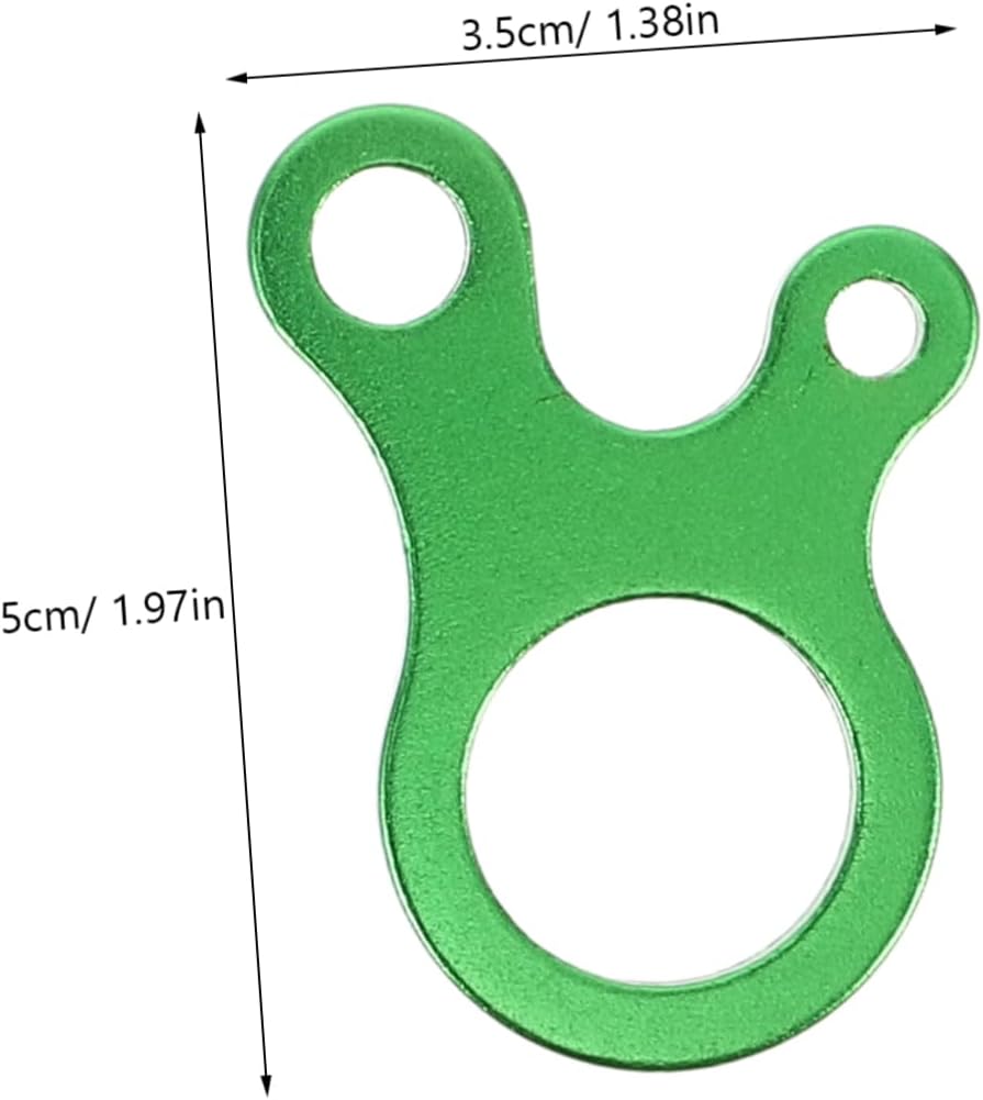 BESPORTBLE 20pcs Practical Tent Cord Adjuster Tensioners Wind Rope Buckle for Guyline Rope Tightener for Camping and Hiking