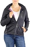 iguana jacket waschbar bei 40°C IGUANA Damen Sofshelljacke, Black/Crocus, 36, IOUF86XBDE9