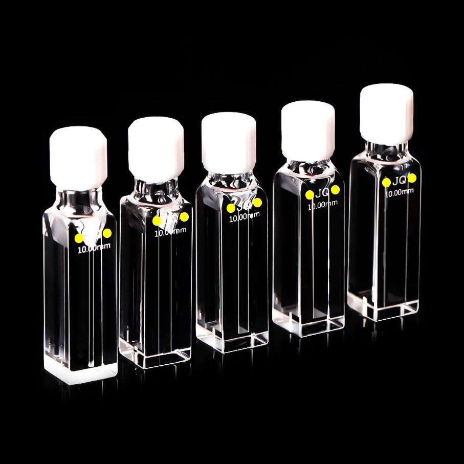 Cuvette microfluorescente en quartz 1.05ml avec rainure en spirale