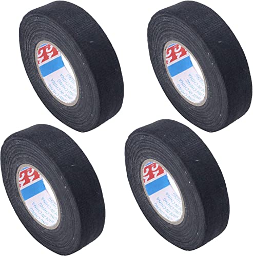 Ruban adhésif universel noir pour voiture et SUV, lot de 4 rouleaux de 19 mm x 15 m