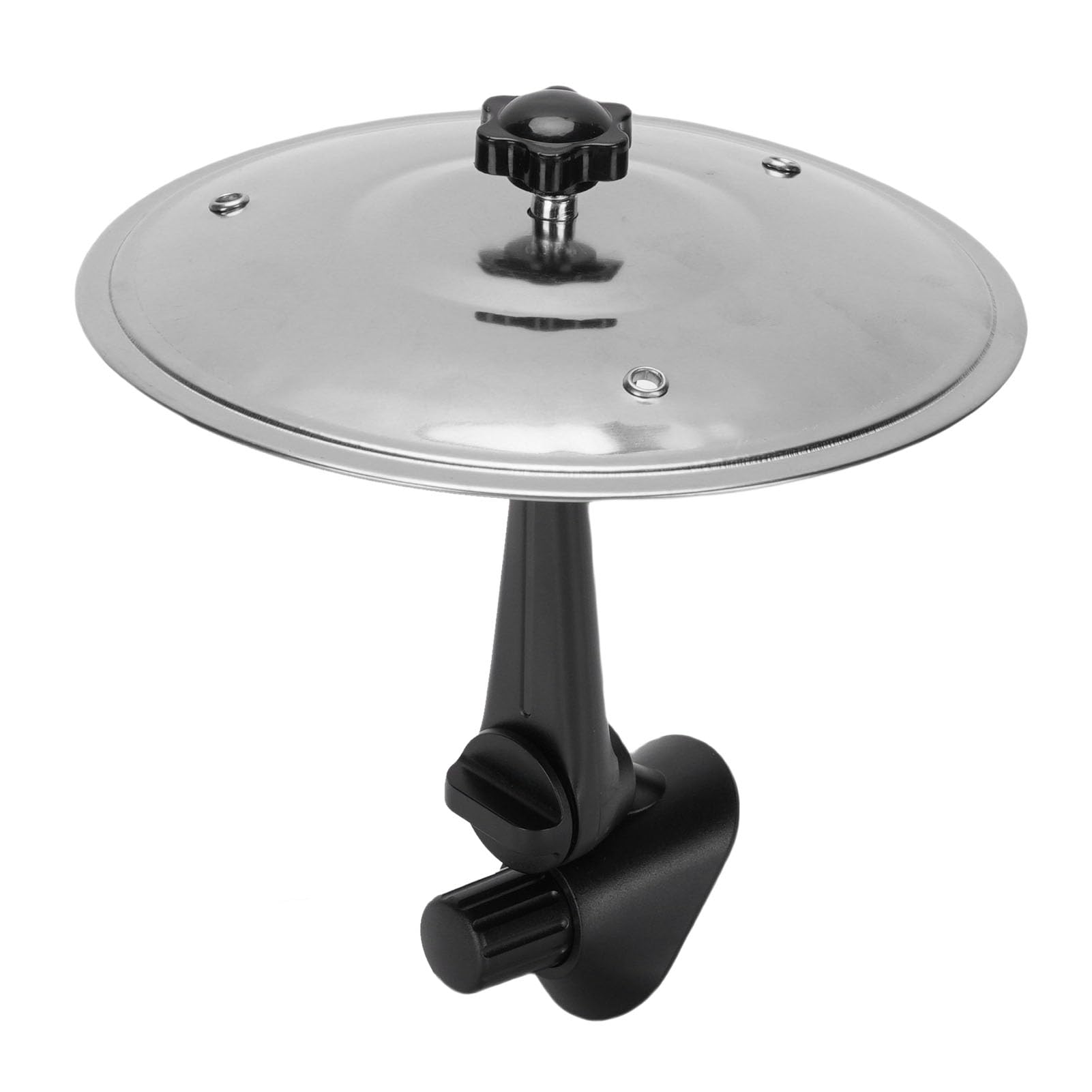 Car Crash Cymbal Drum Zabawny Instrument Muzyczny do Nawiewów Samochodowych Stop ABS dla Perkusistów i Miłośników Muzyki (SILVER)