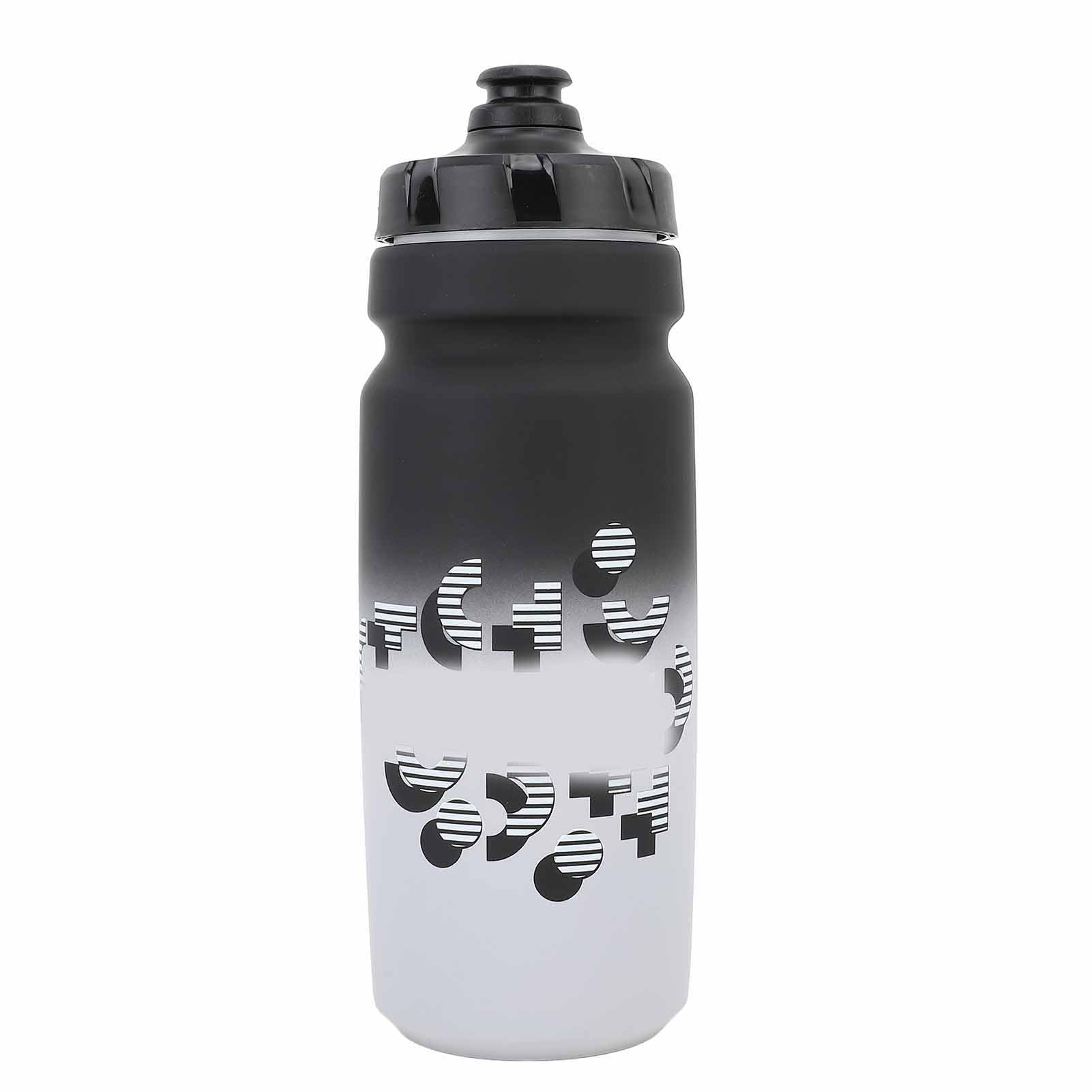 Pilipane Bike Water Bottle Portable Leakproof Squeeze Water Bottles for Outdoor Sports Running 750ml Large Capacity Durable Cycling Bottle Universal Fit for Cage PP Material (Black Grey)